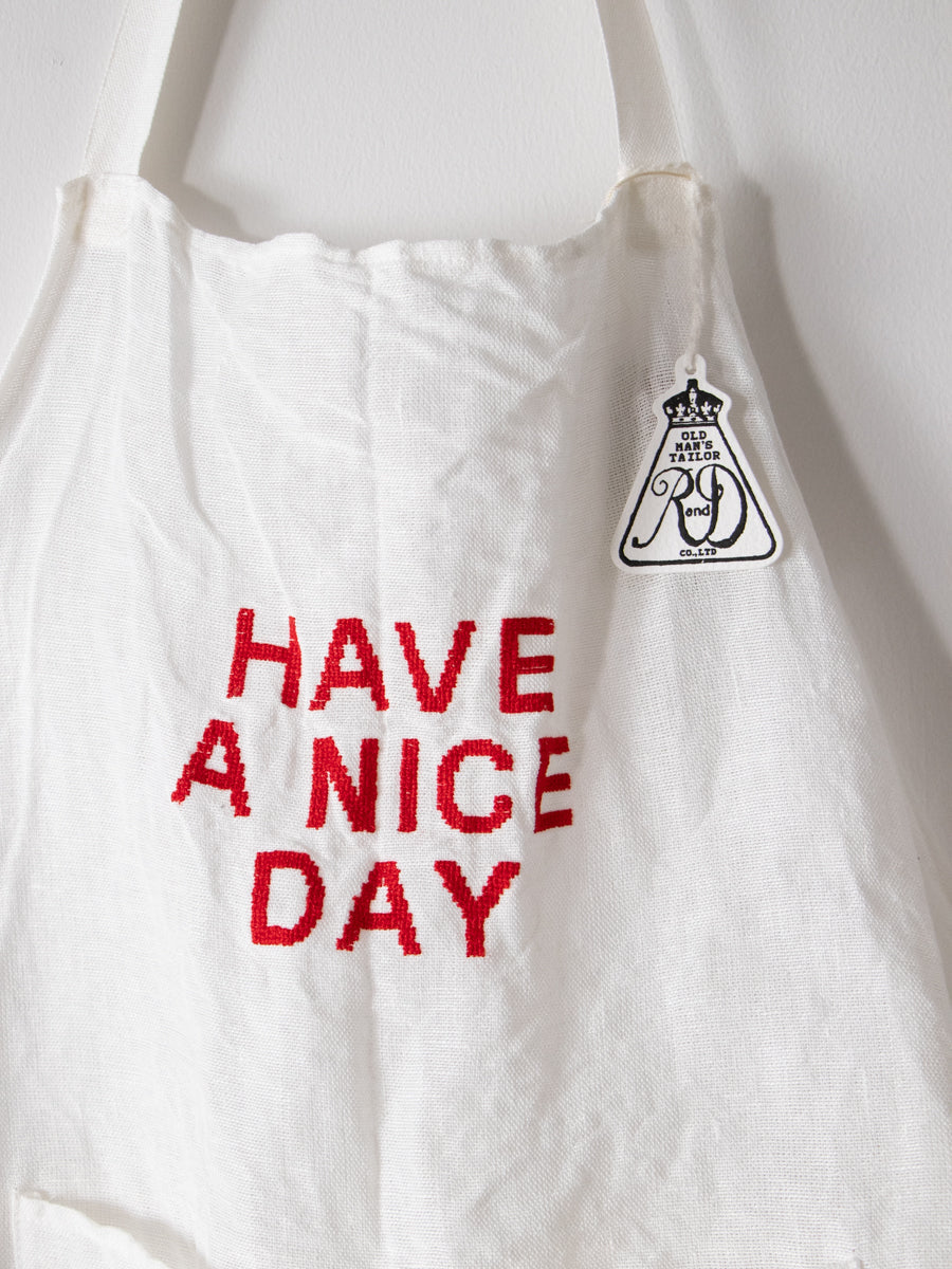 APRON A: Have a nice day