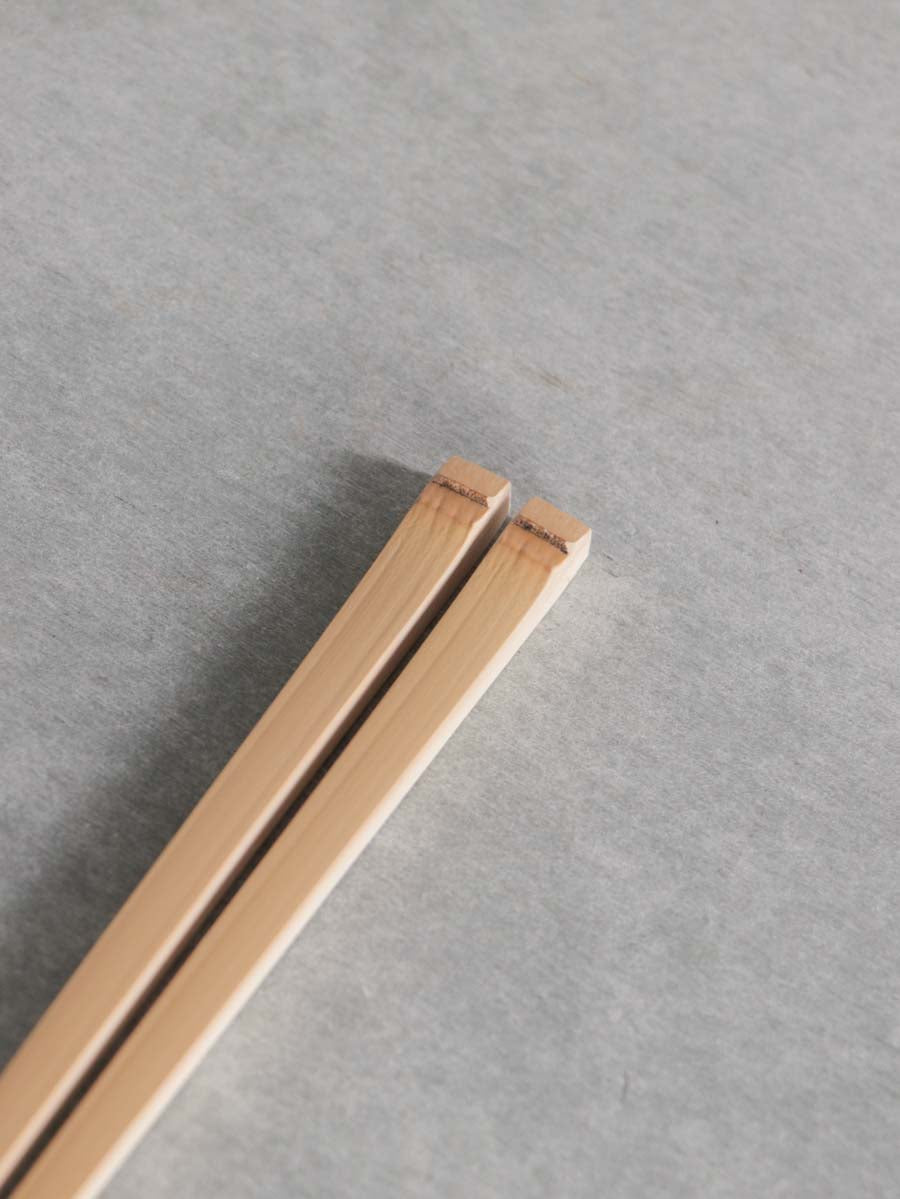 懐石箸 天節