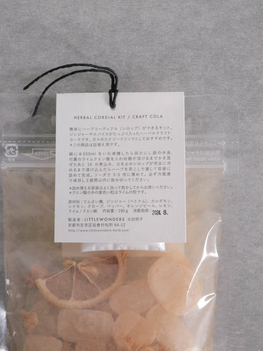 HERBAL CORDIAL KIT(CRAFT COLA)