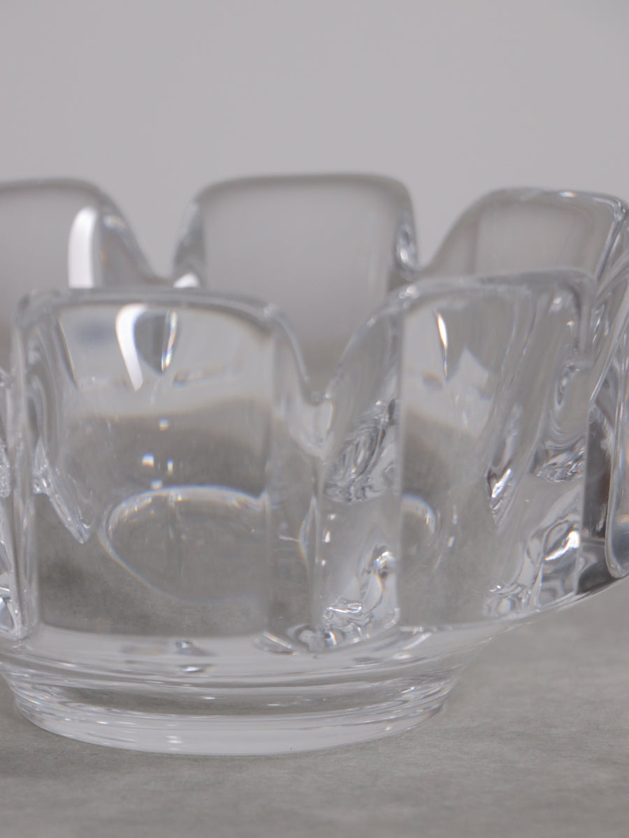 ORREFORS PRINCESS GLASS BOWL