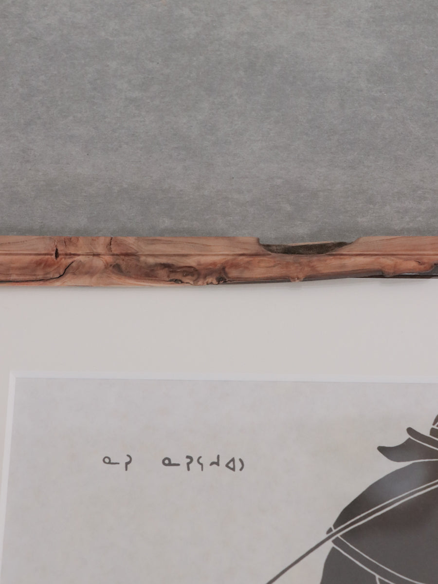 額装 エスキモー木版画