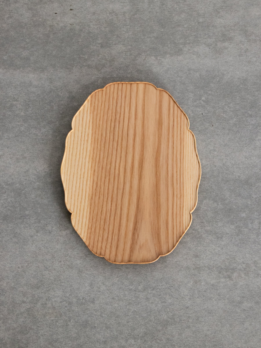 輪花皿 楕円皿8寸