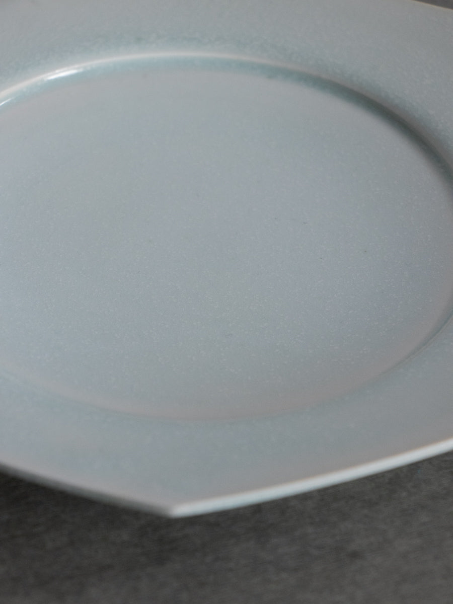 白磁八角皿(結晶)