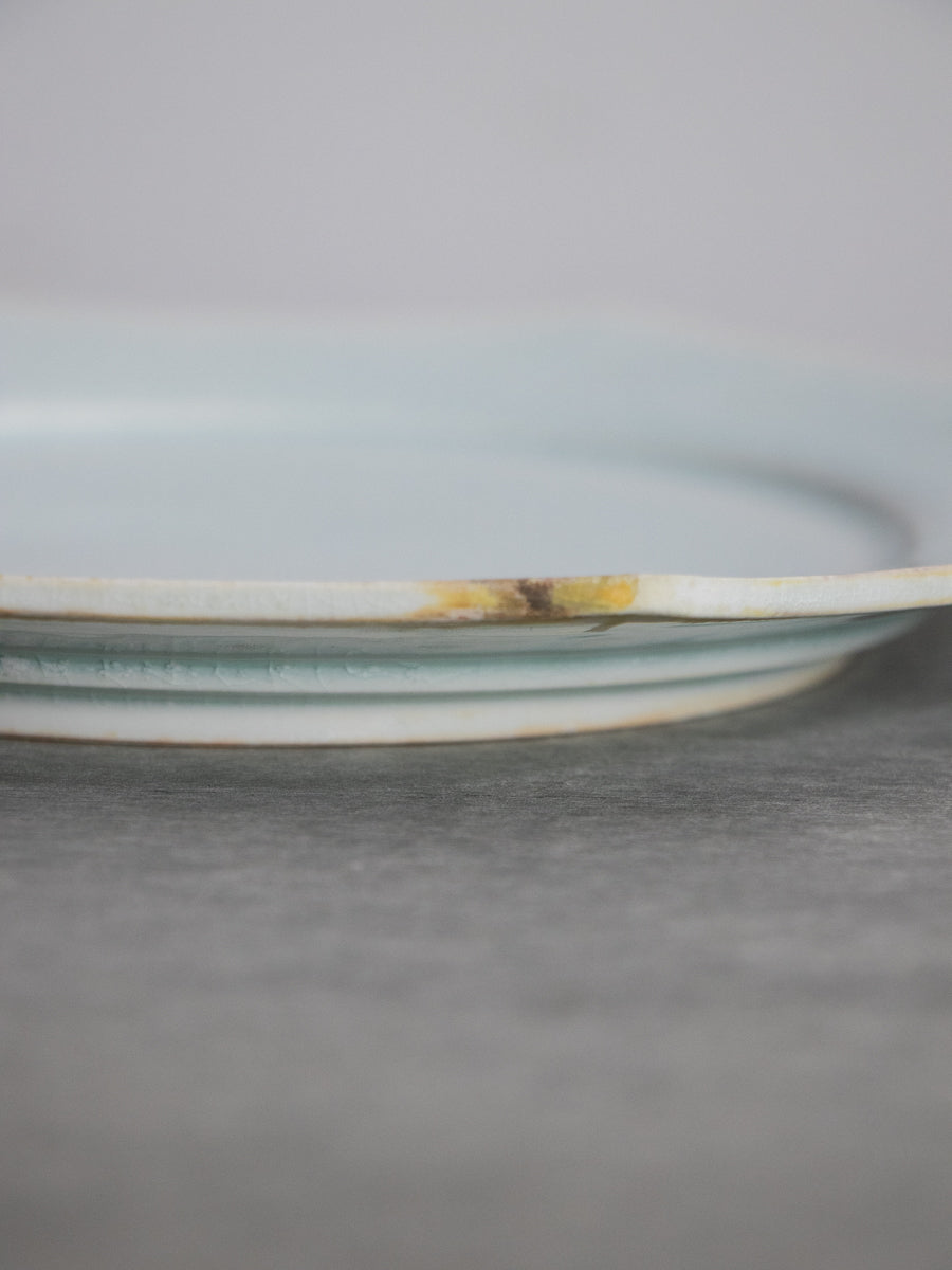 白磁八角皿(結晶)