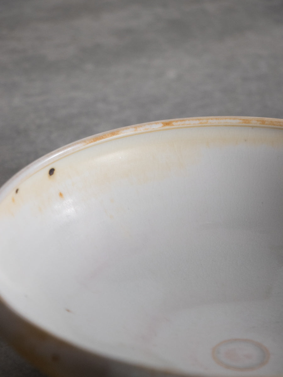 白磁てっぱつ鉢_大(黄)