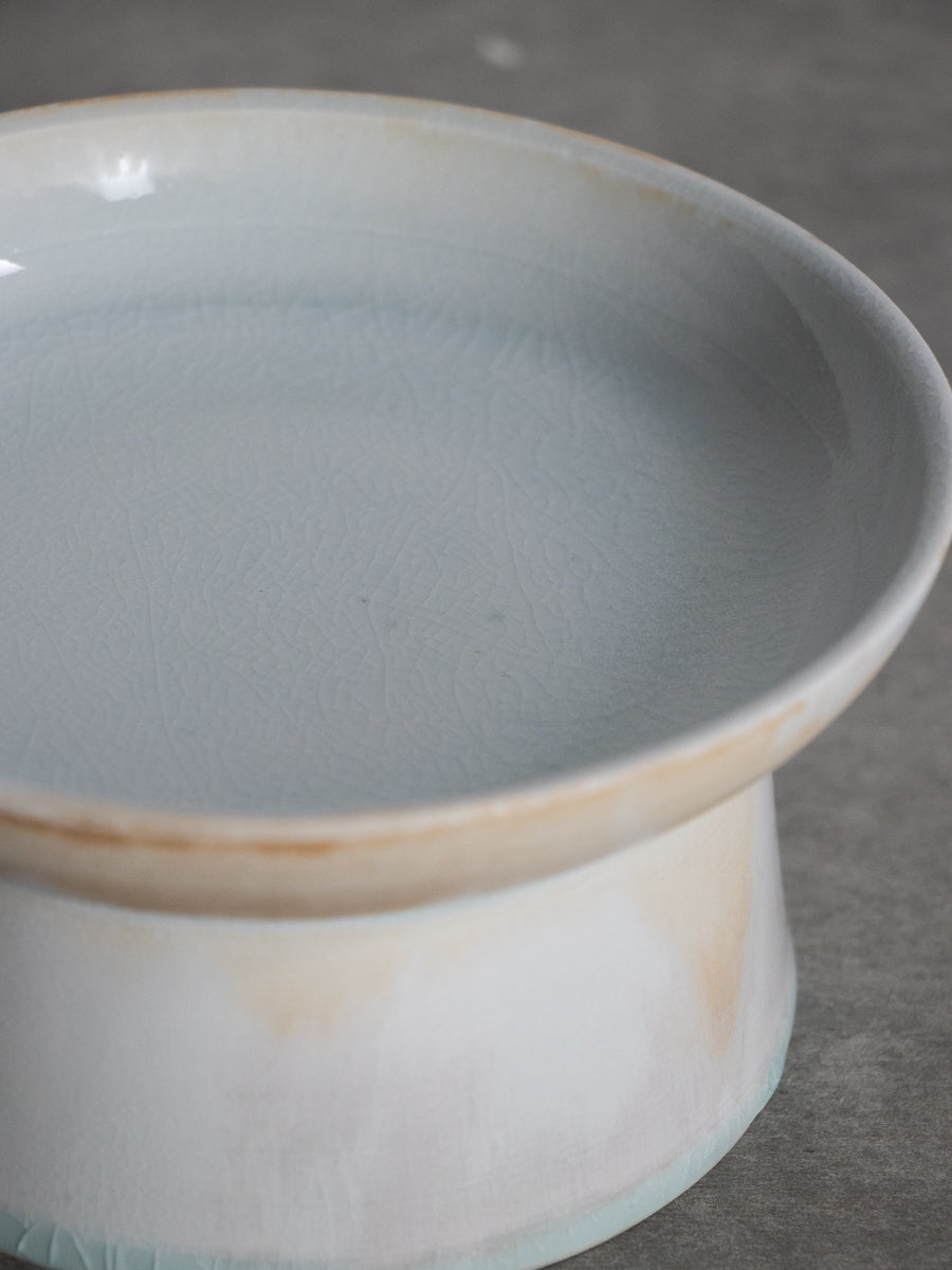 白磁台皿(ツヤ)