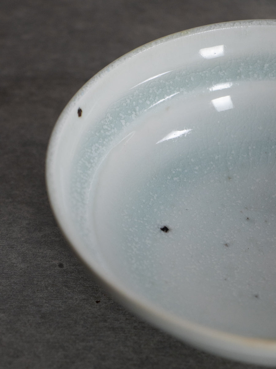 白磁縁丸小鉢(青)
