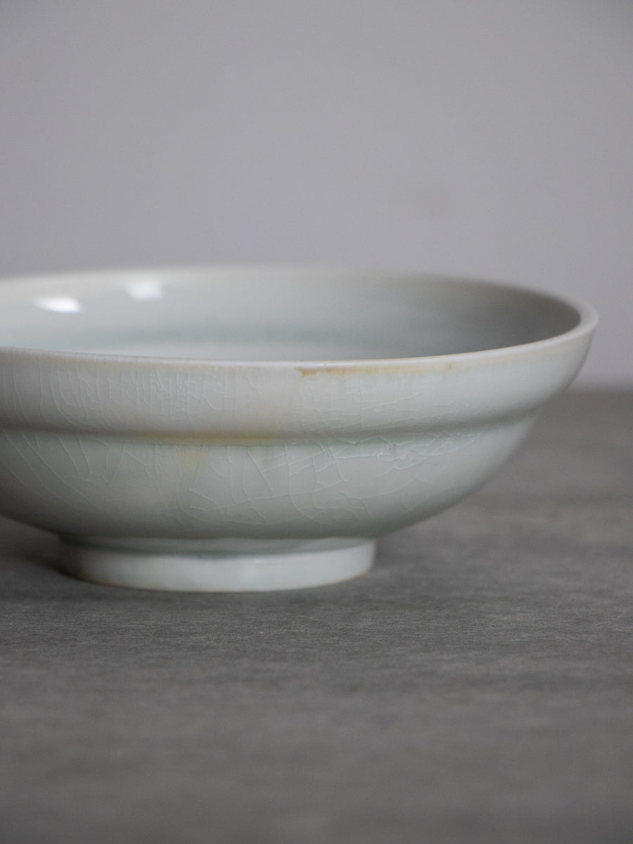 白磁縁丸小鉢(青)