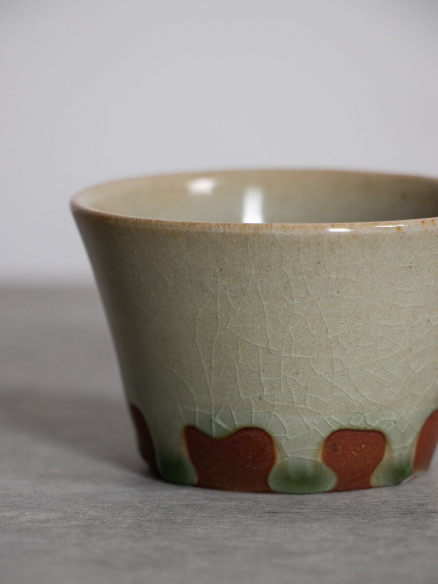 可児土灰釉そば猪口