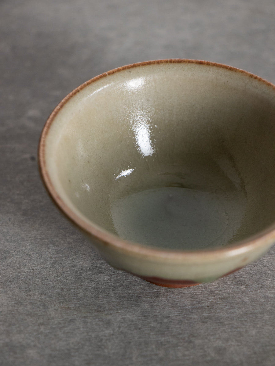 可児土灰釉豆碗
