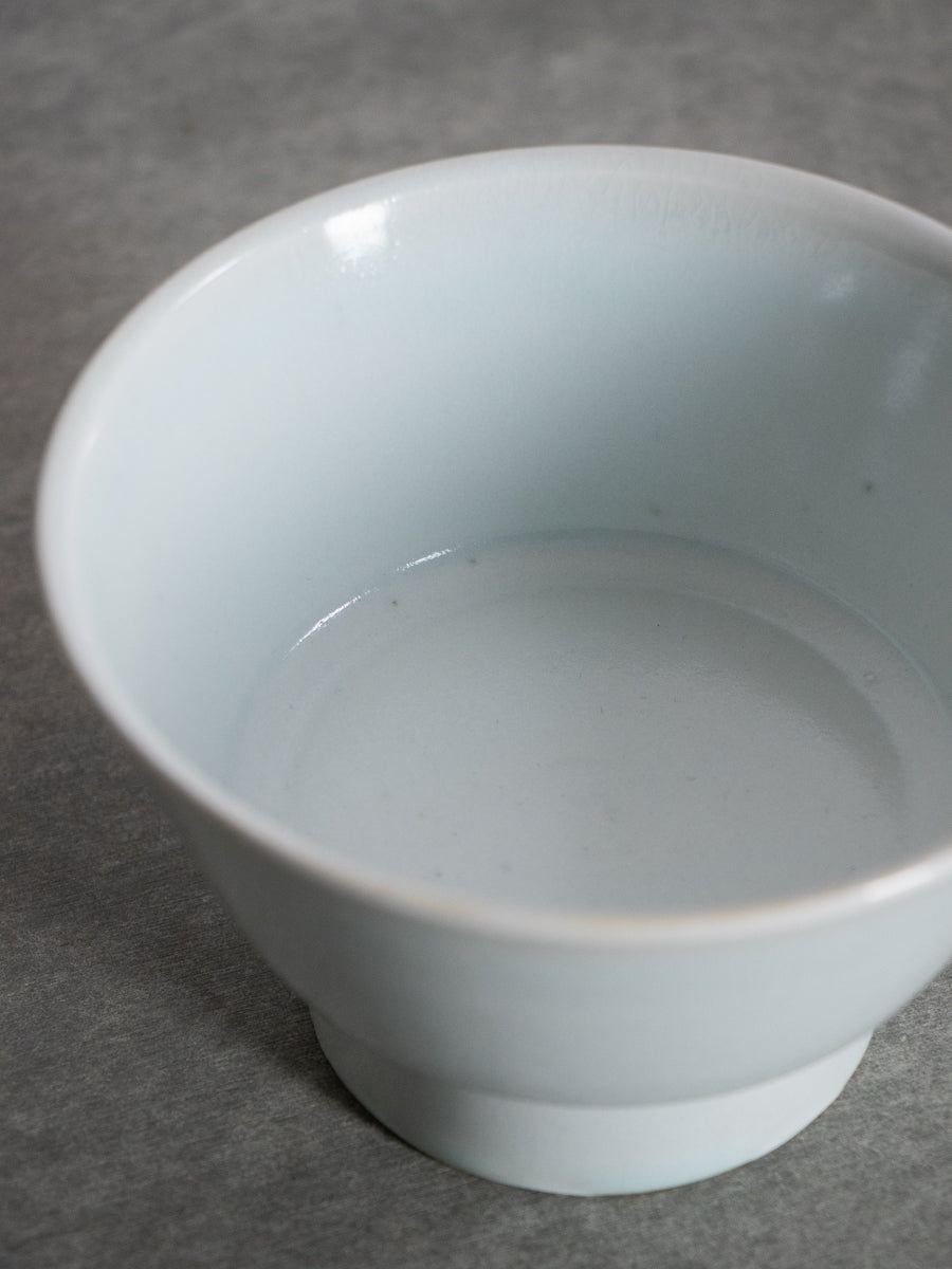 白磁広東碗(乳濁)