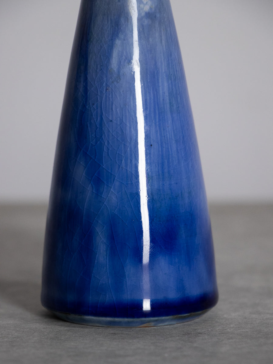 呉須流しトリュフ花瓶