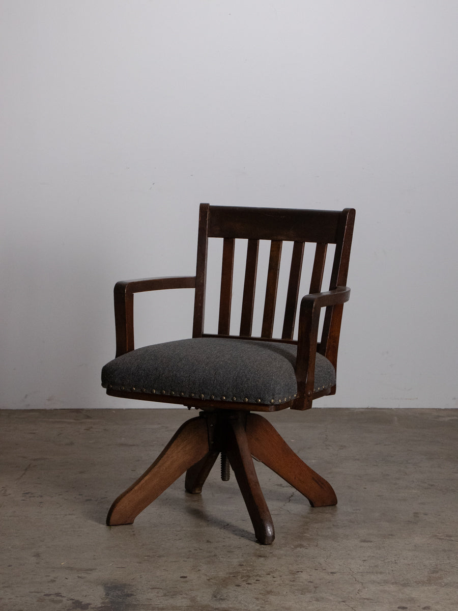 稀少/戦前/古道具/アンティーク/木製/ドクターチェア/チェア/椅子/⑤ 稀少/戦前/古道具/アンティーク/木製/ドクターチェア/チェア/椅子/⑤