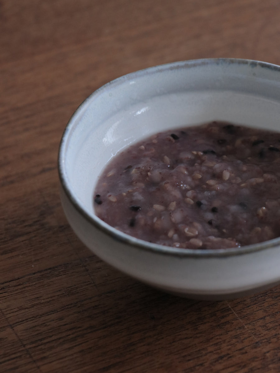 とろとろ黒米玄米粥