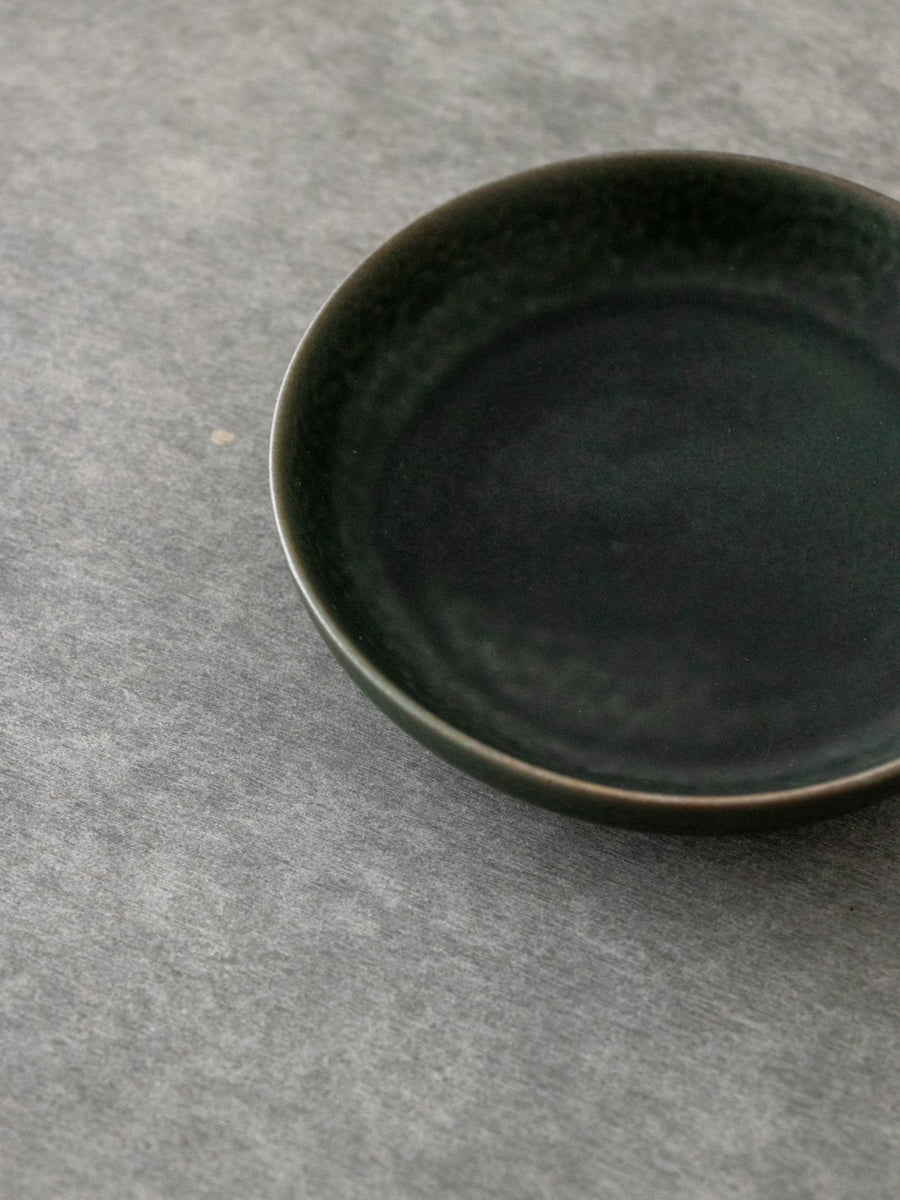 ReIRABO Round plate winter night gray S