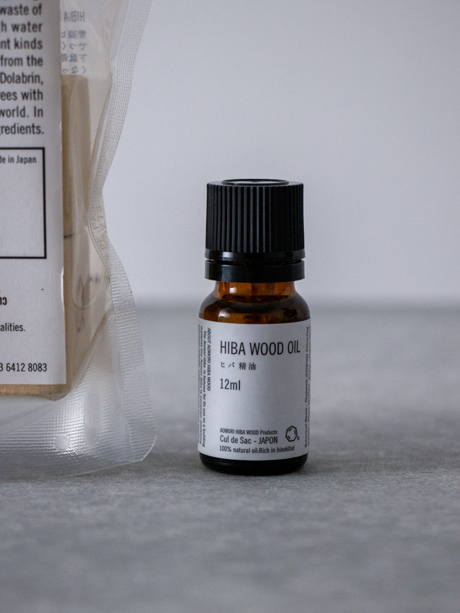 ヒバブロック+ヒバ精油/ HIBA BLOCKS +HIBA WOOD OIL