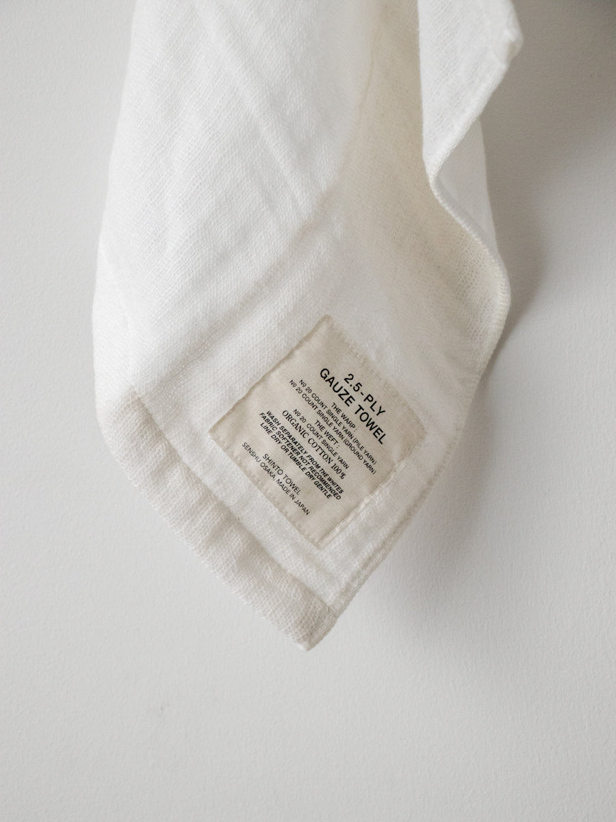2.5-PLY GAUZE HANDY TOWEL / オーガニック