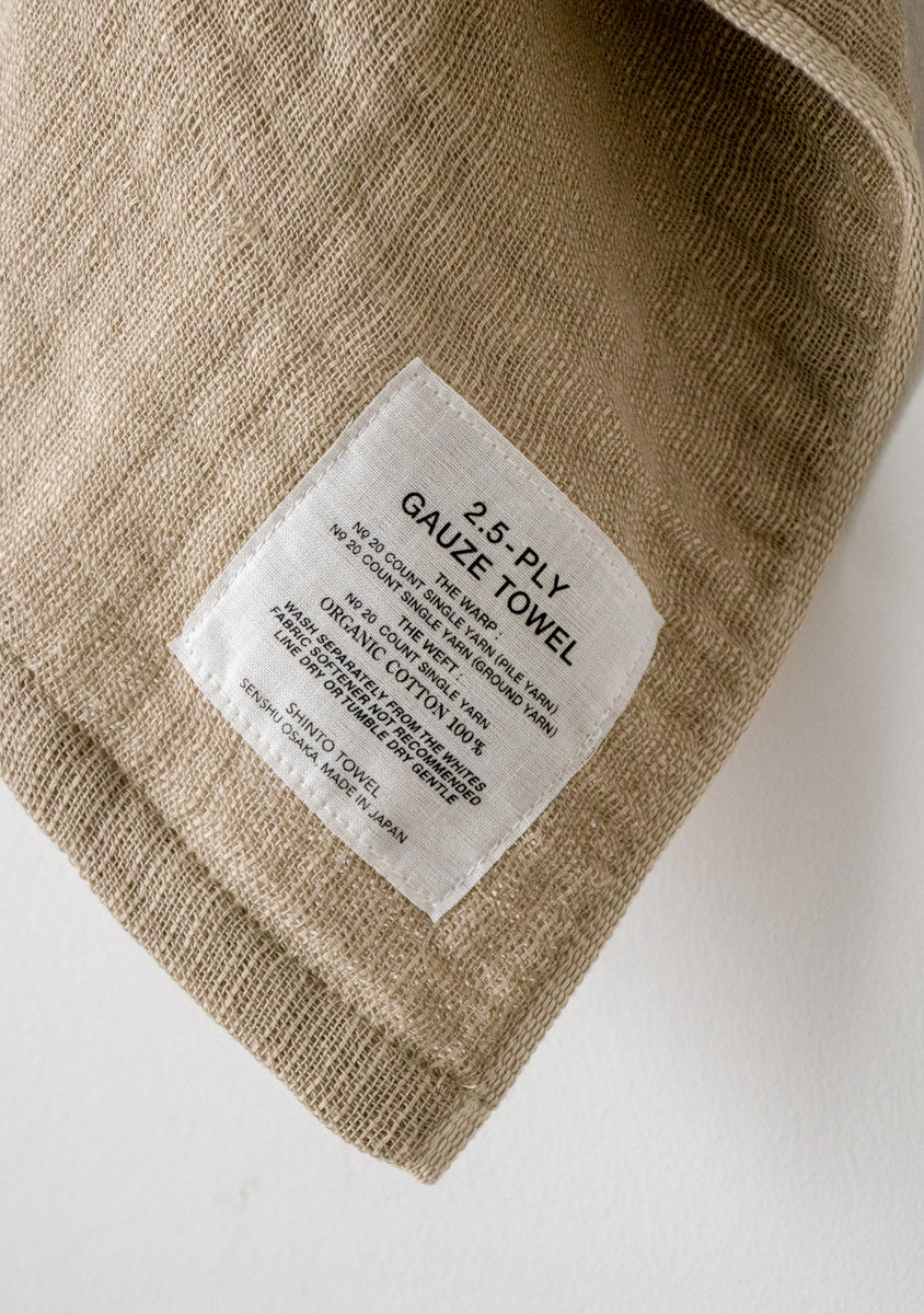 2.5-PLY GAUZE HANDY TOWEL / オーガニック