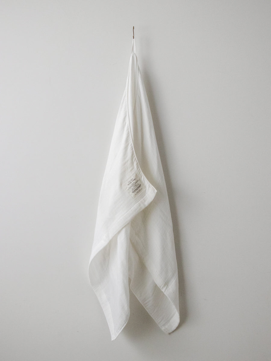 2.5-PLY GAUZE BATH TOWEL / L / WHITE