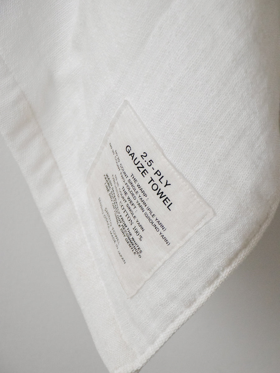 2.5-PLY GAUZE TOWEL / M/ オーガニック