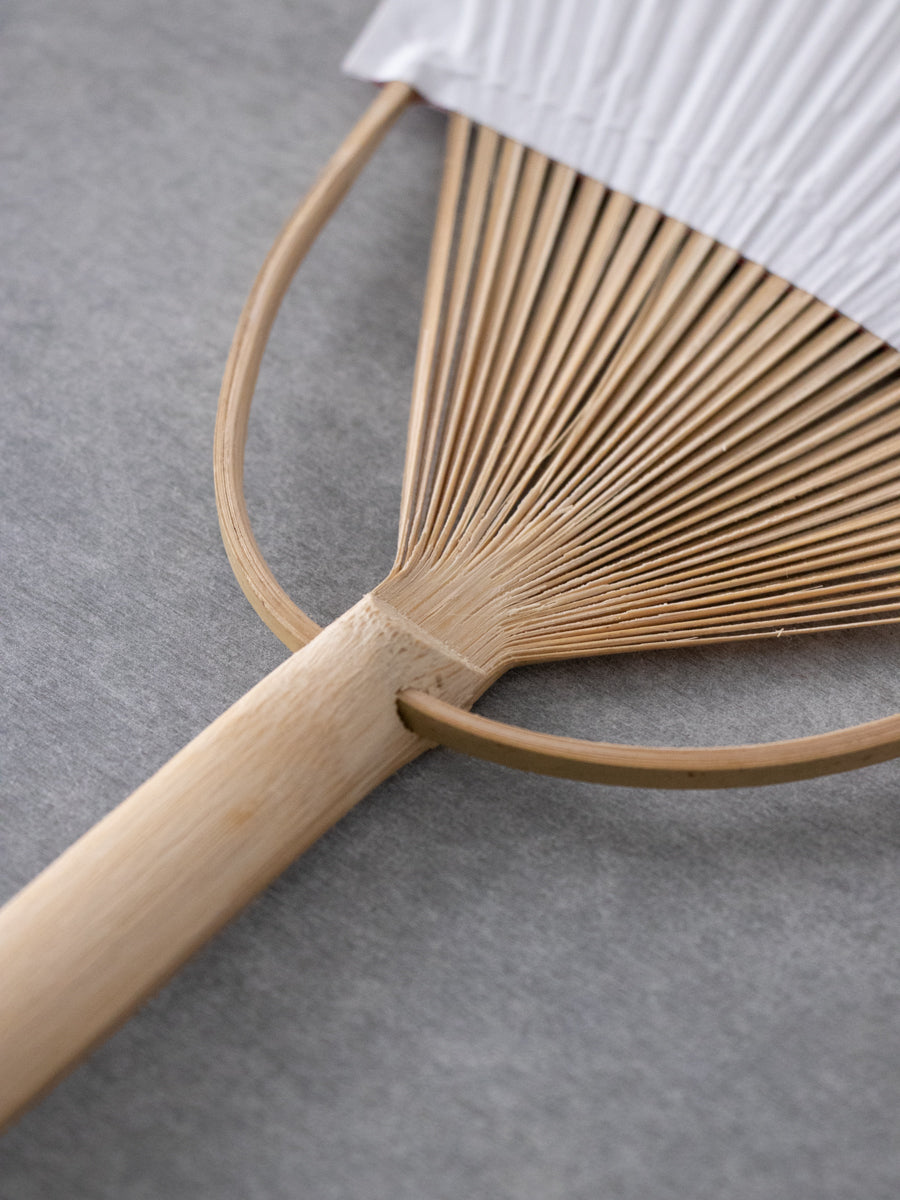 うるしのうちわ 朱