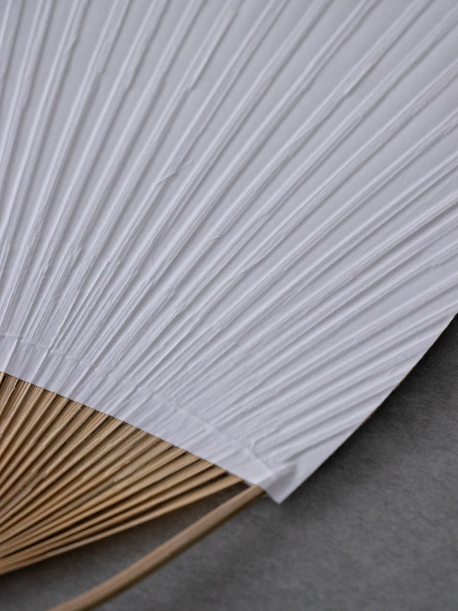 うるしのうちわ 黒