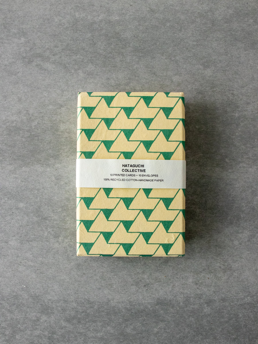 CARD SET / Jaipur green
