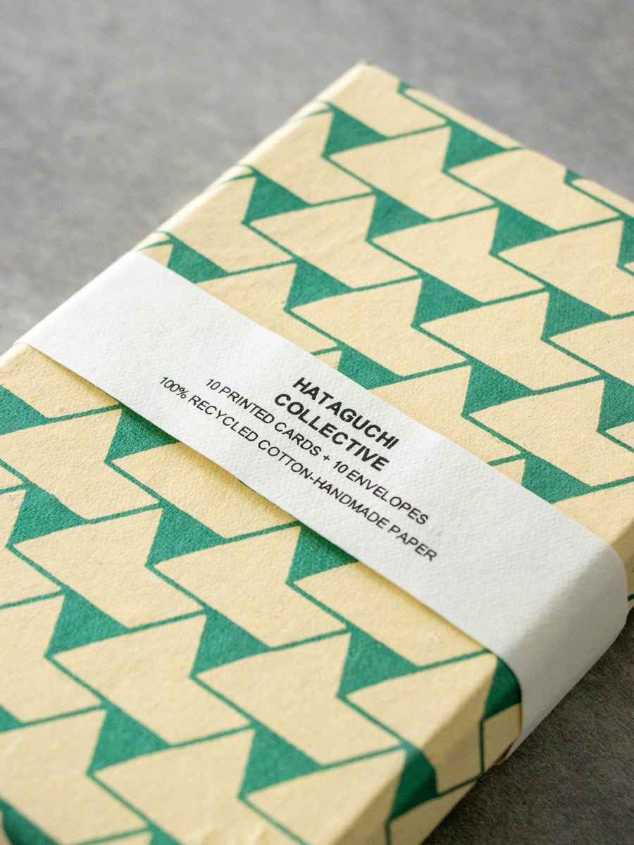 CARD SET / Jaipur green