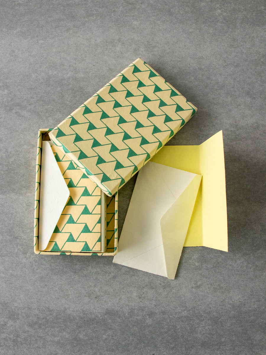 CARD SET / Jaipur green