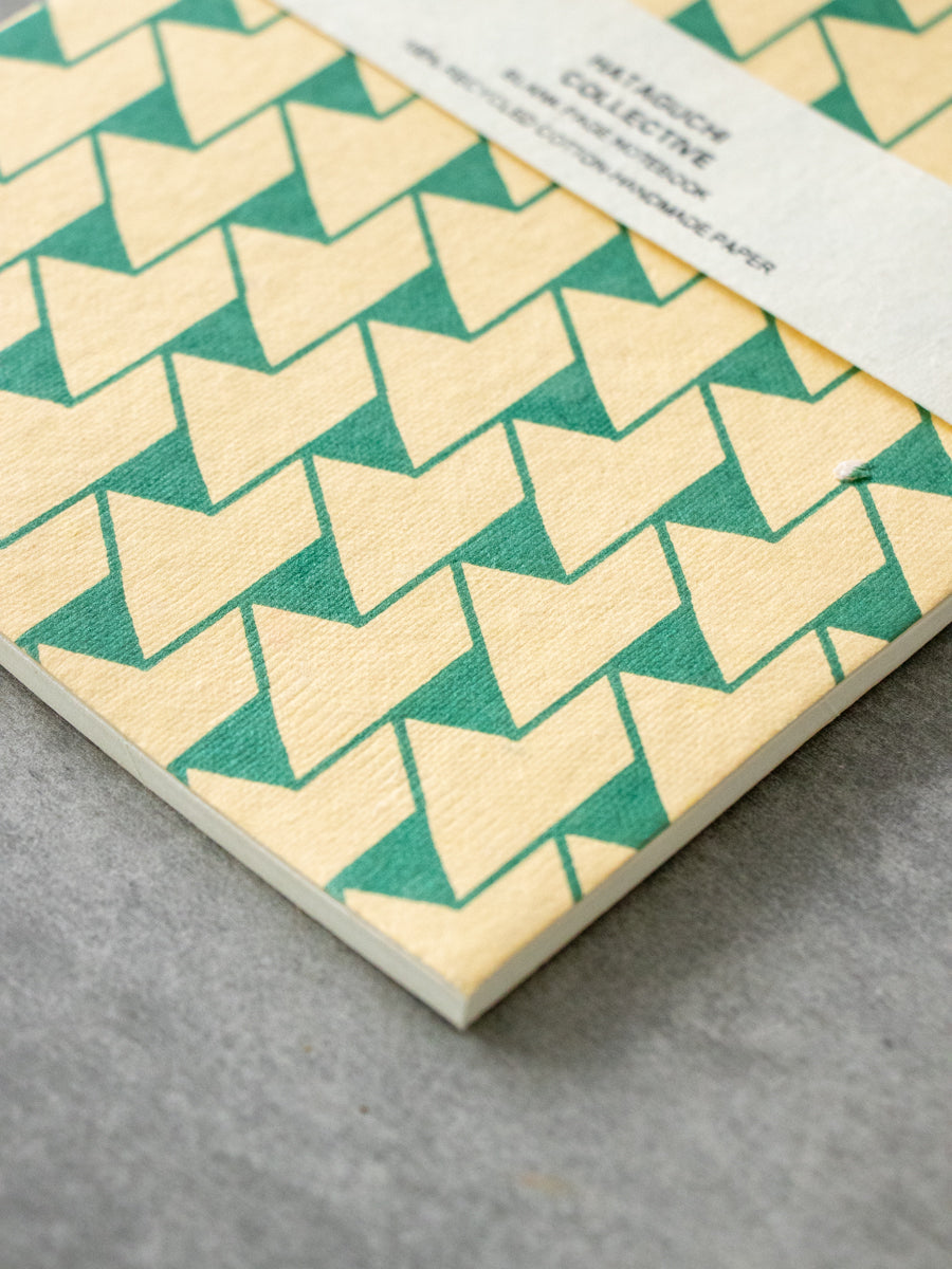 Saddle Stitch Note book / Jaipur green