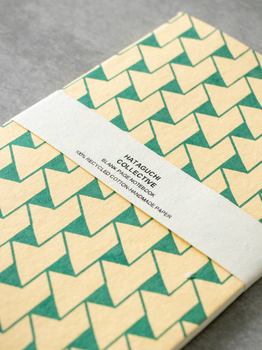 Saddle Stitch Note book / Jaipur green