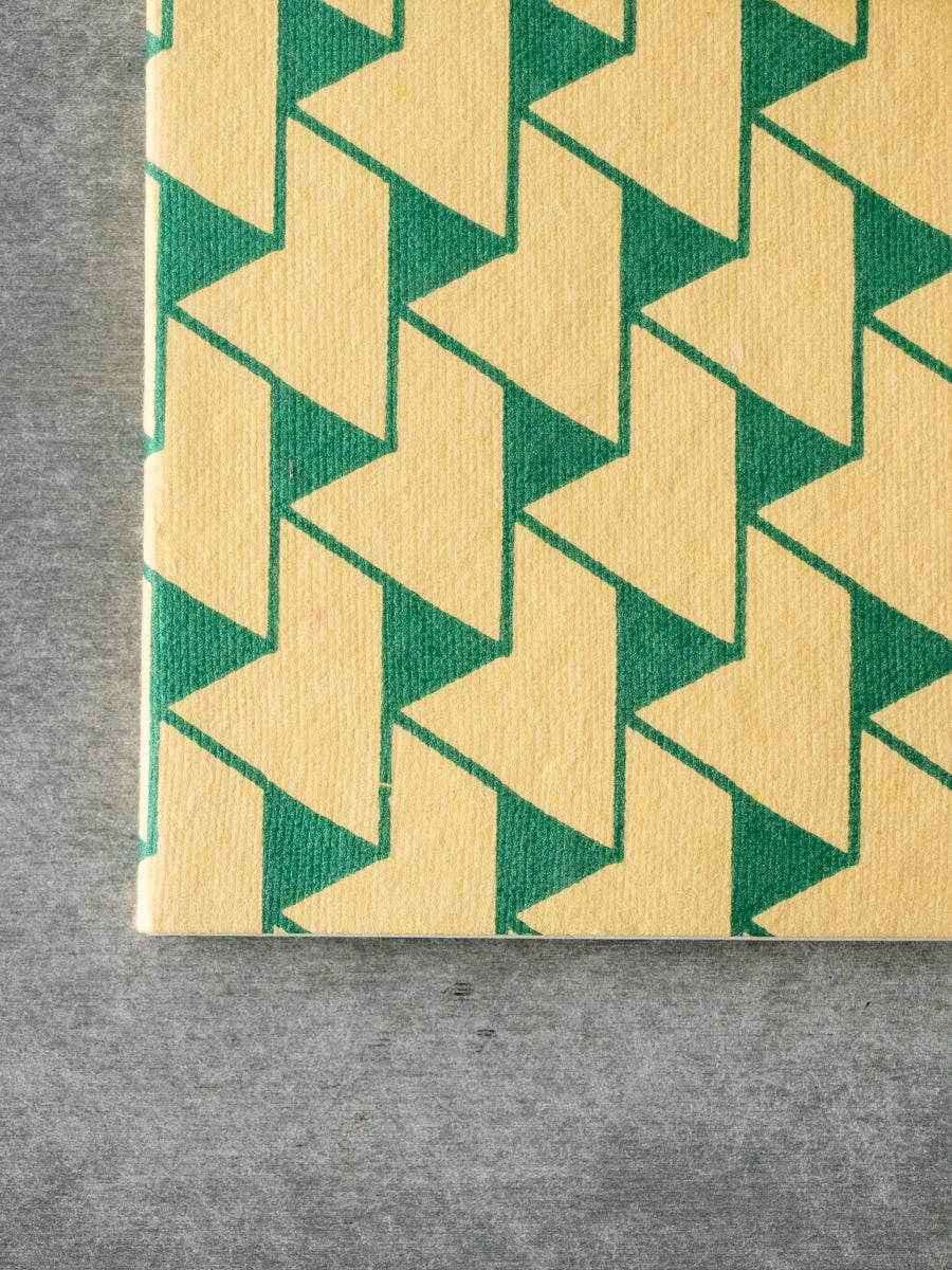 Saddle Stitch Note book / Jaipur green