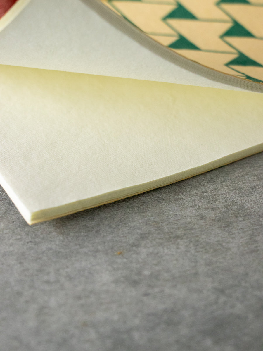 Saddle Stitch Note book / Jaipur green
