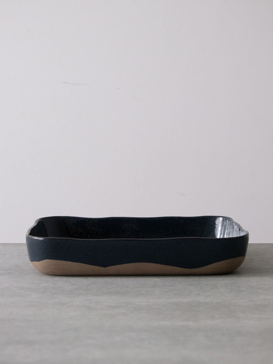 OVEN DISH MERCI N°10 / BLUE GREY