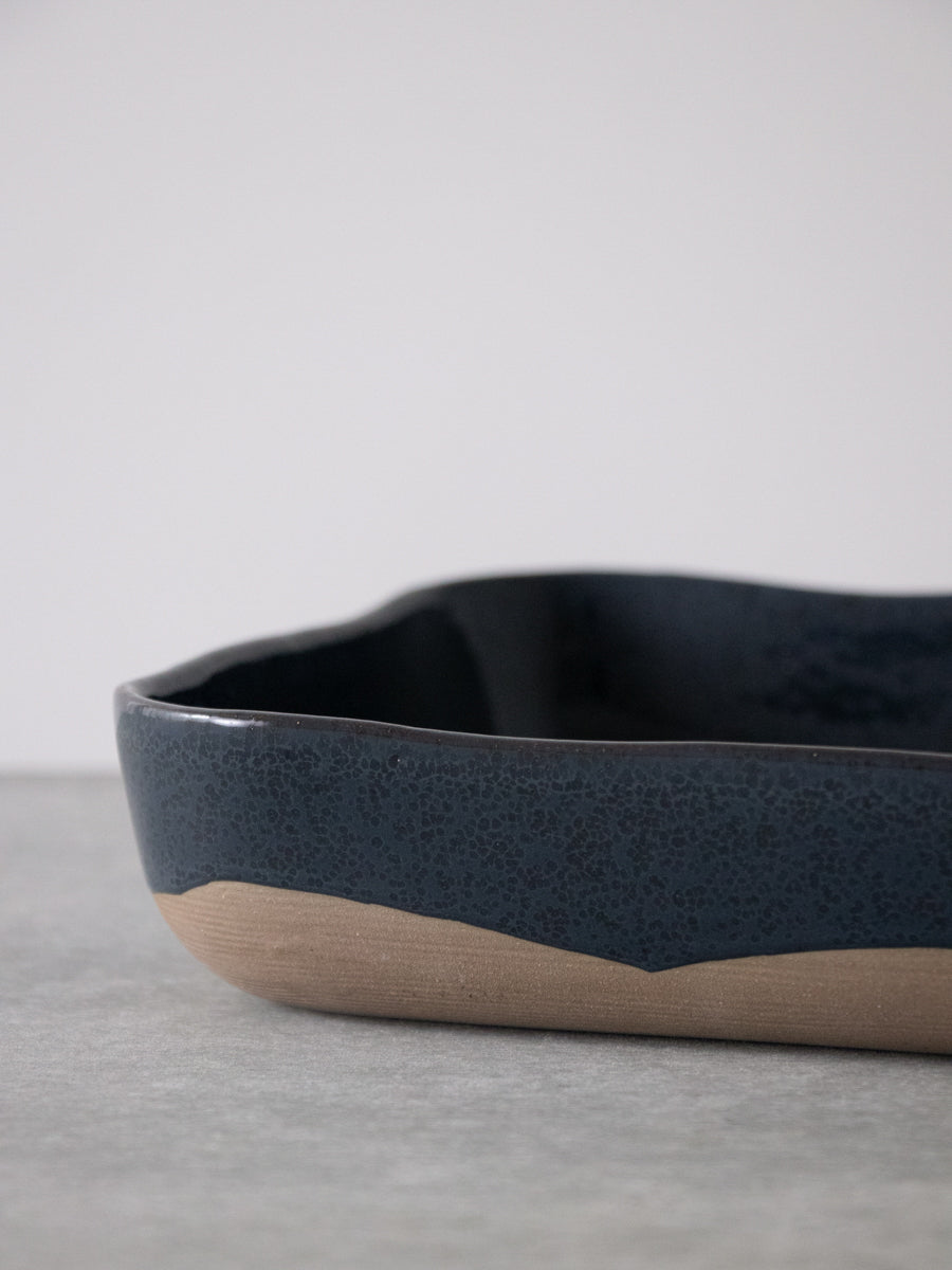 OVEN DISH MERCI N°10 / BLUE GREY