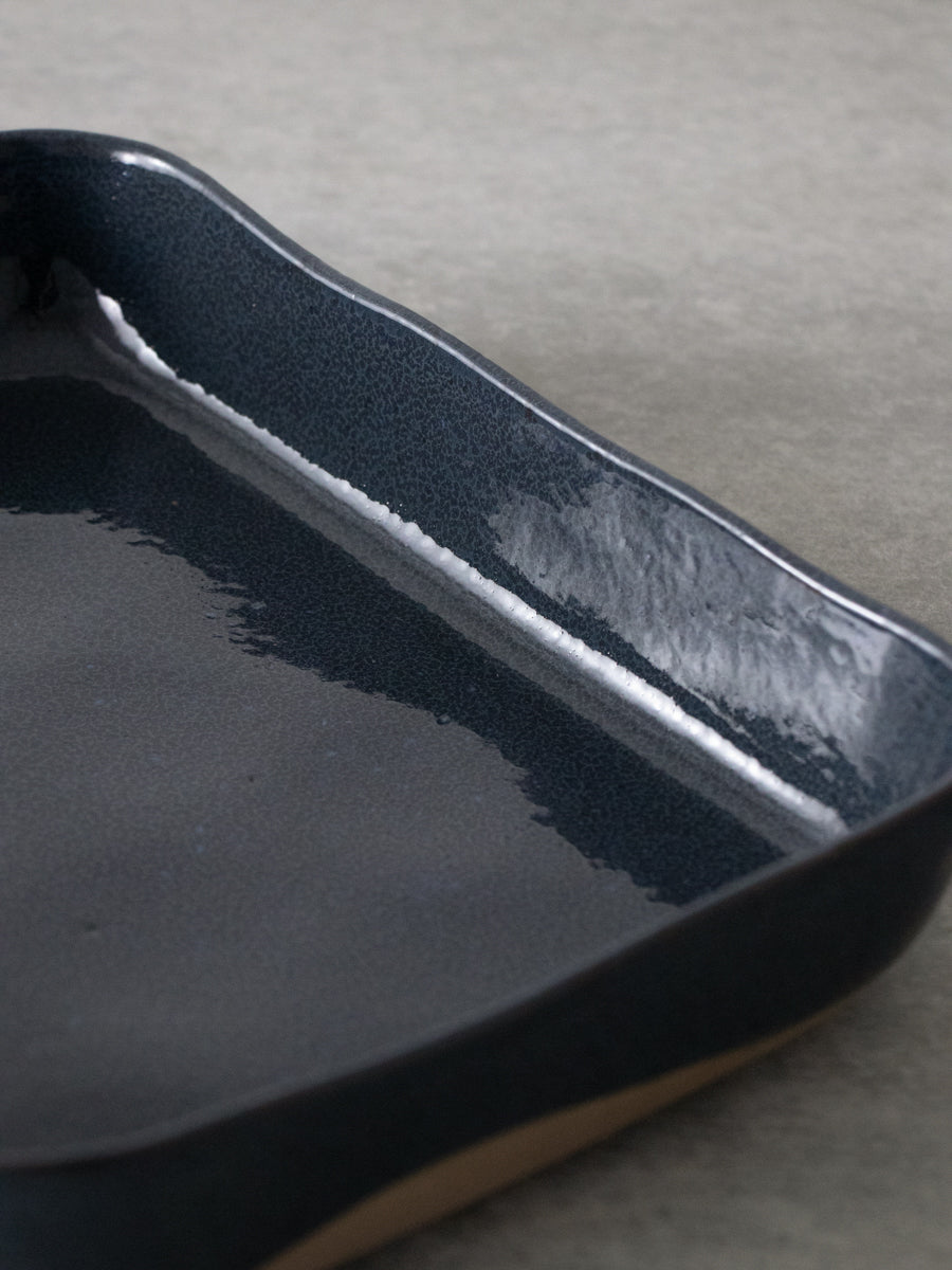 OVEN DISH MERCI N°10 / BLUE GREY