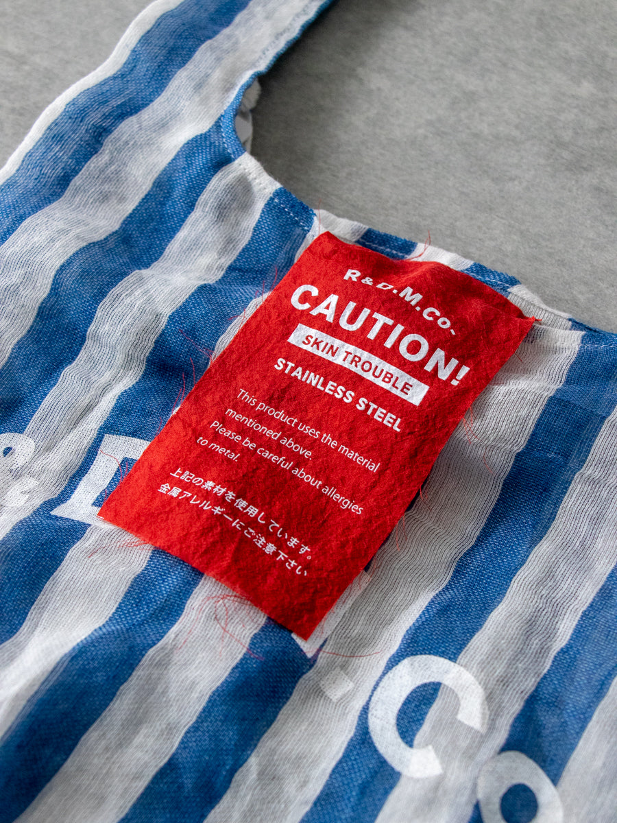 STEEL LINEN SHOPPING BAG C:Blue