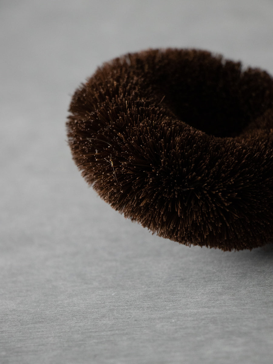 しゅろのやさしいたわし フライパン用ブナ柄