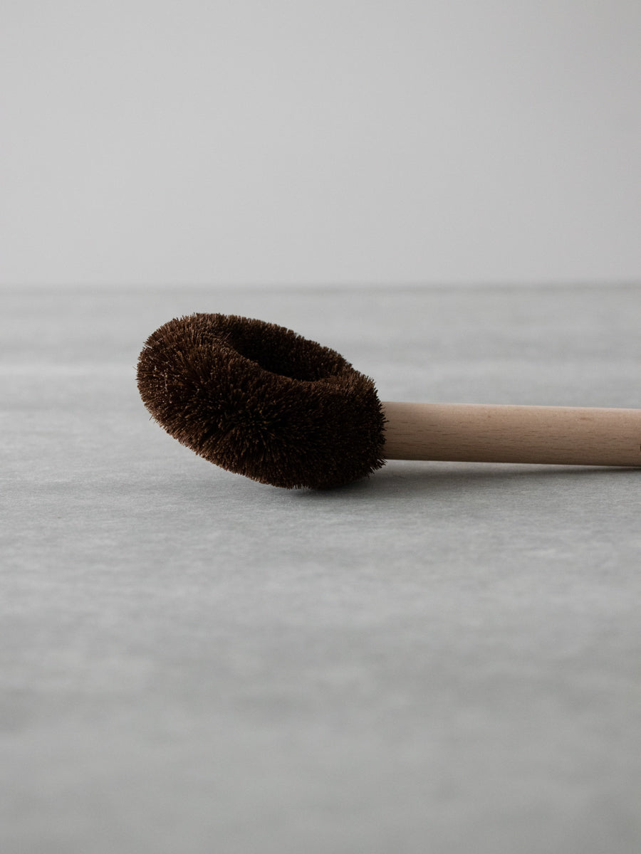 しゅろのやさしいたわし フライパン用ブナ柄