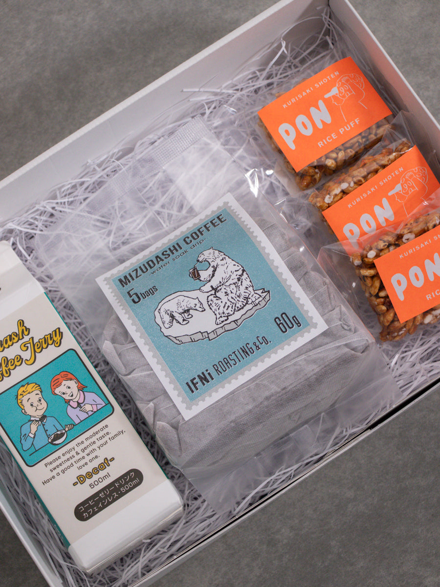 水出しコーヒーとPON菓子のセット