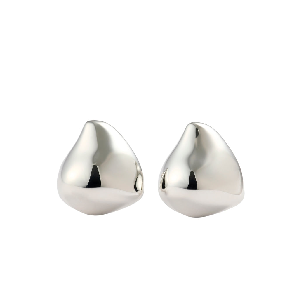 Big Shell Earrings/Silver