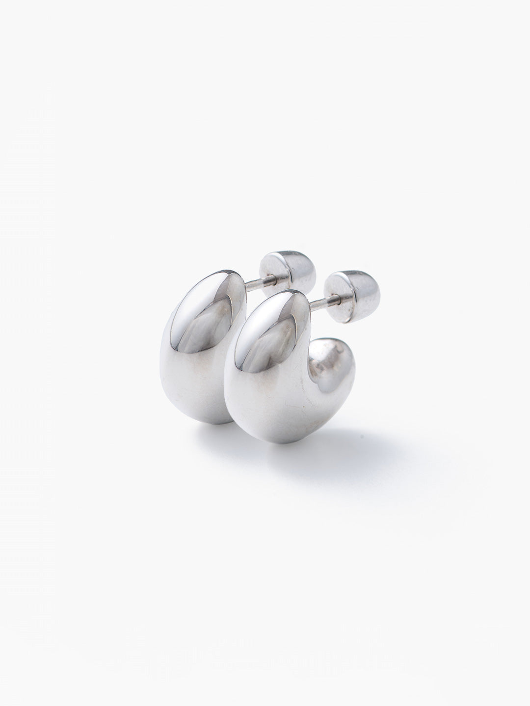 Tryvann Pillow Earring Silver - PAIR