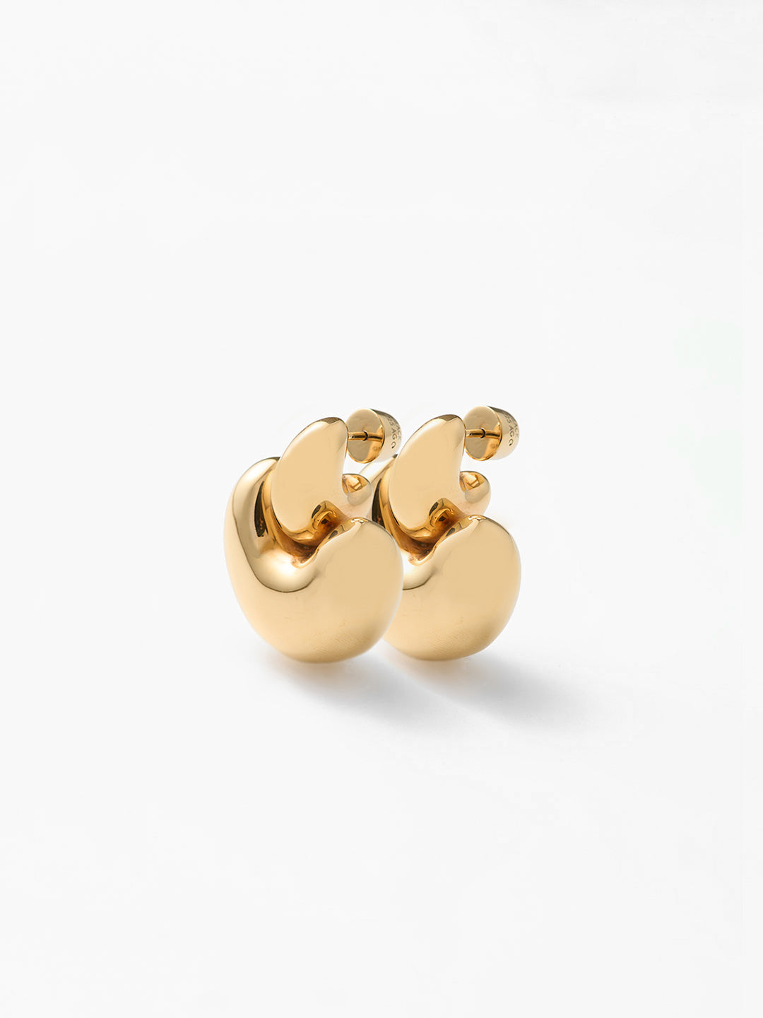 Tryvann Earring Goldplated Silver - PAIR