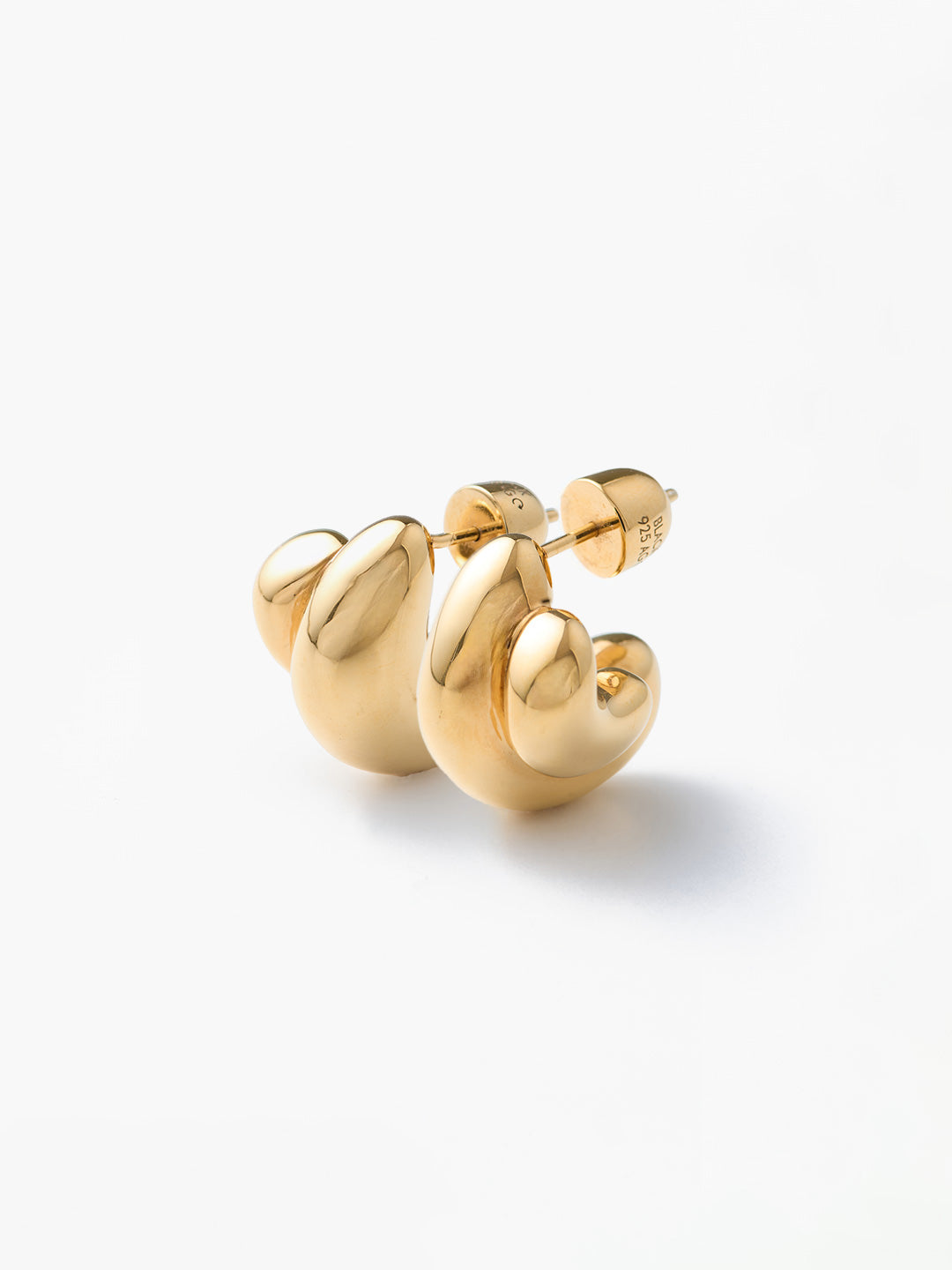 Tryvann Trail Earring Gold ptd.Slv.-PAIR