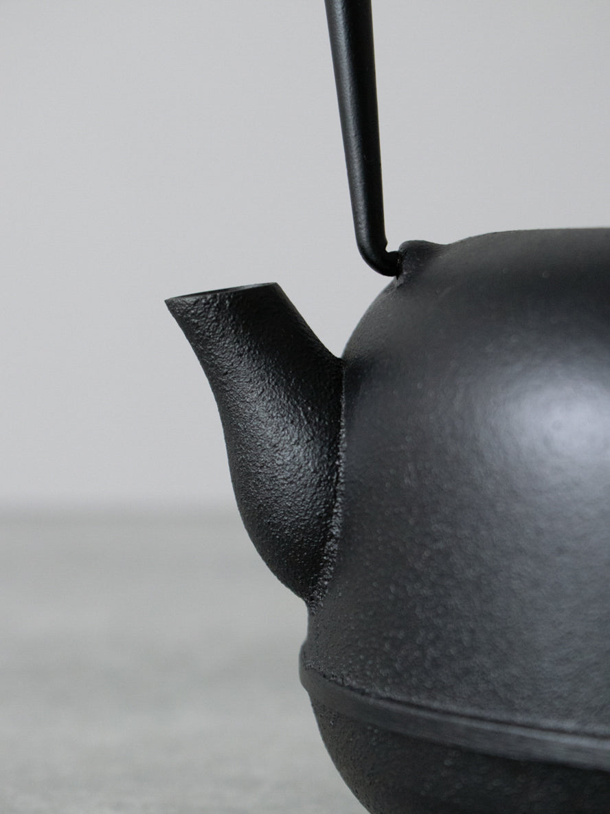 水沢姥口鉄瓶 小