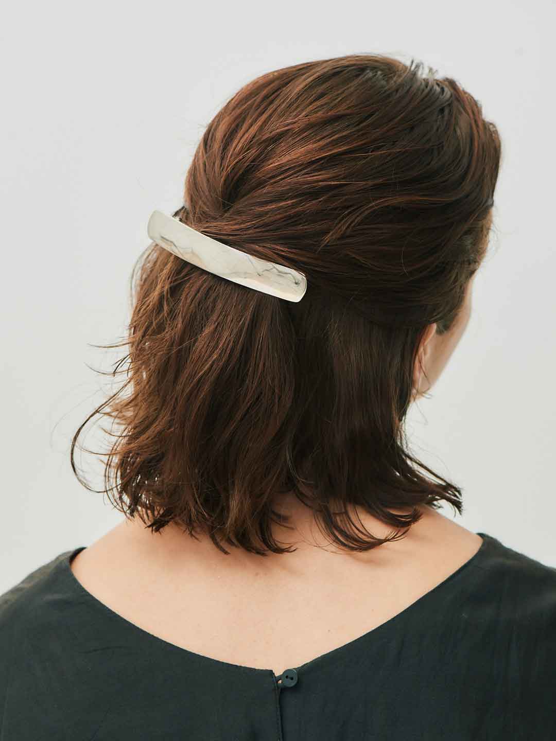 Silver Barrette