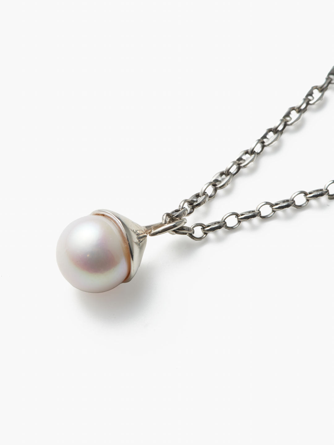 Pearl Tear Necklace 40cm