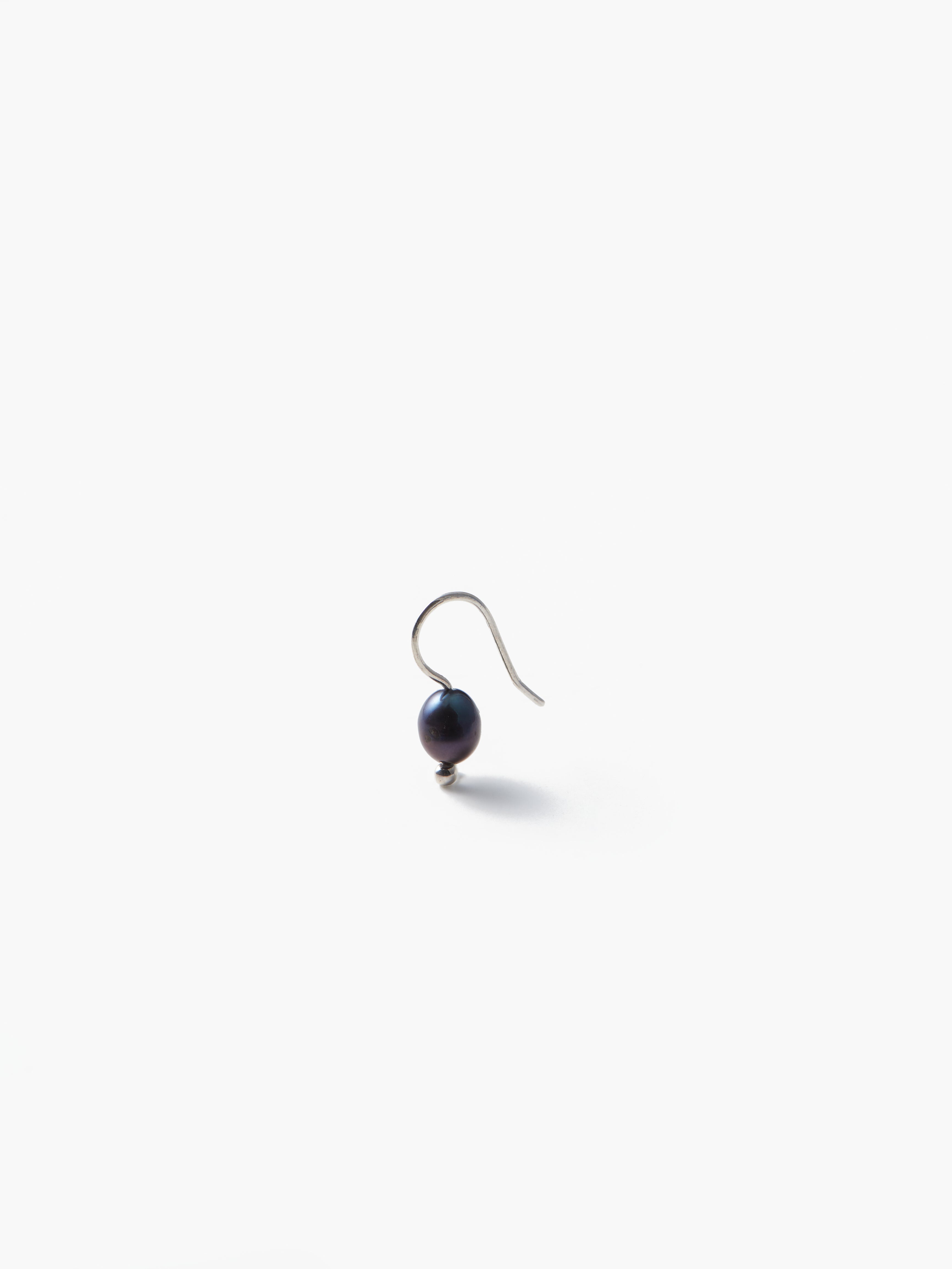 Mermaid Earring, Single / Black