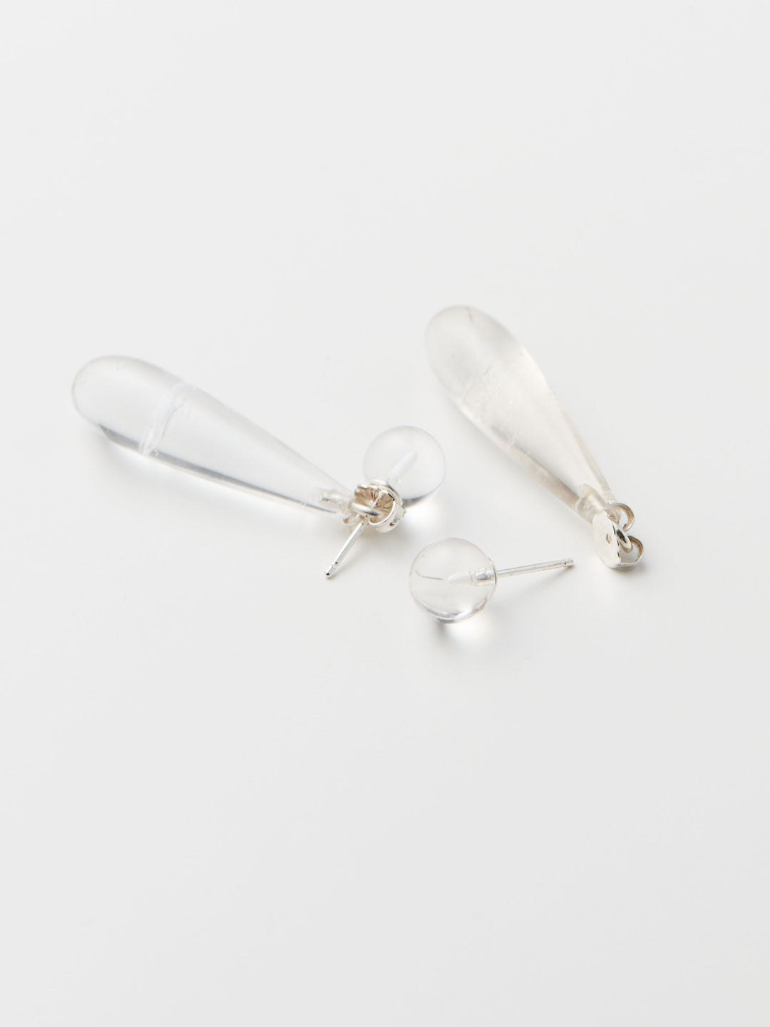 Small Angelika Earrings, Quartz