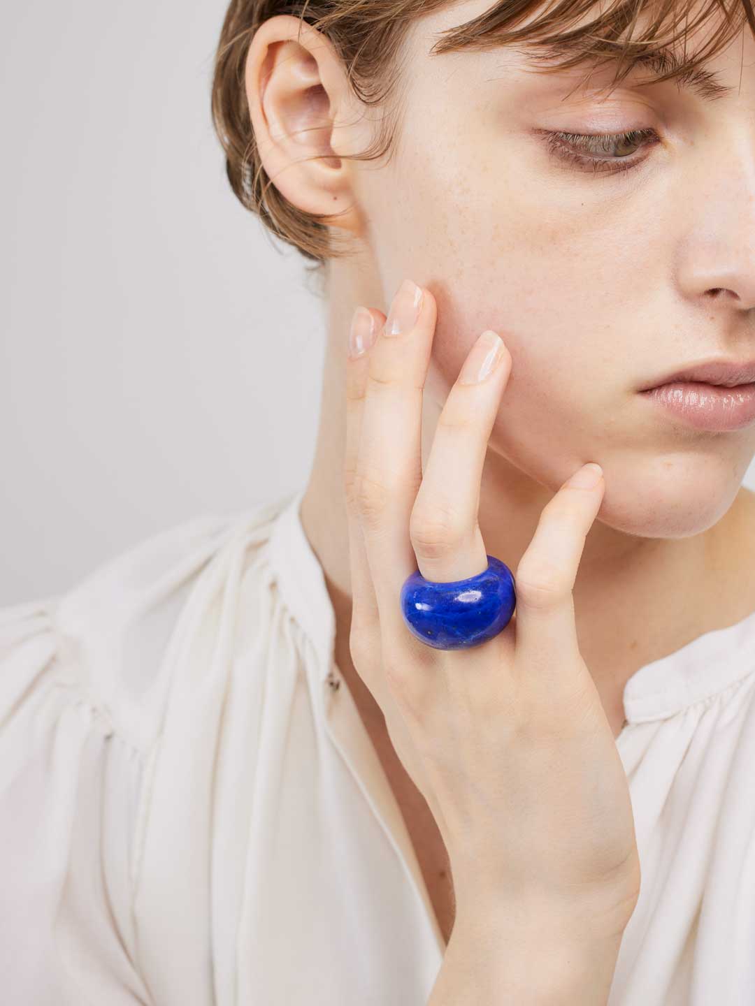 Lapis Donut Ring #11